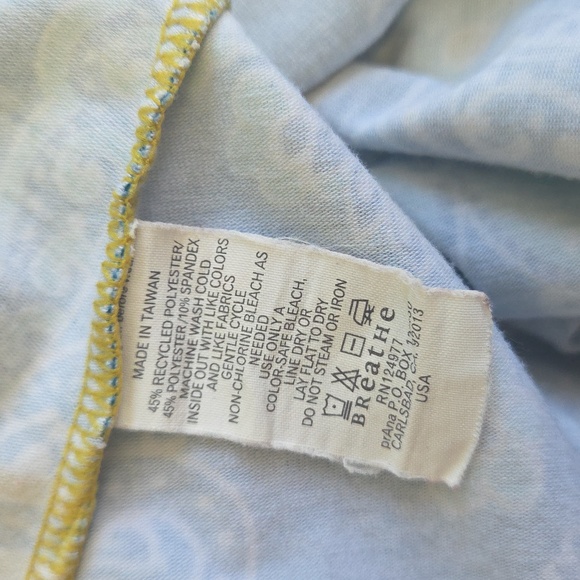 PrAna Breathe Paisley Faux Wrap Dress Size XL - Picture 6 of 8